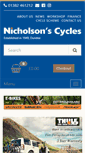 Mobile Screenshot of nicholsons-cycles.co.uk